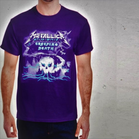 Metallica T-Creeping Death thrush metal rock Official Official T-Shirt L NWT - Picture 1 of 4